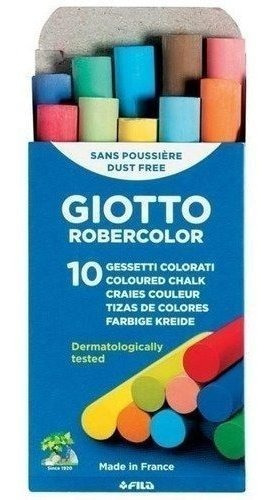 Tizas De Colores X10 Robercolor Giotto 538900sa