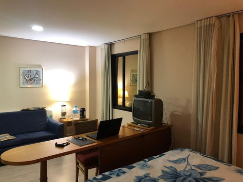 Imagem 2 de 30 de Flat Com 1 Dormitório, 30 M² - Venda Por R$ 373.000 Ou Aluguel Por R$ 3.000/mês - Moema - São Paulo/sp - Fl0048