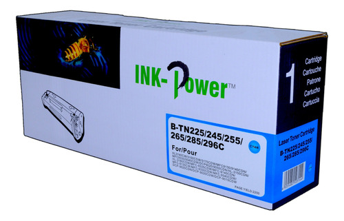 Toner Tn 225 / Tn 221 Cian Ink-power Para Brother 