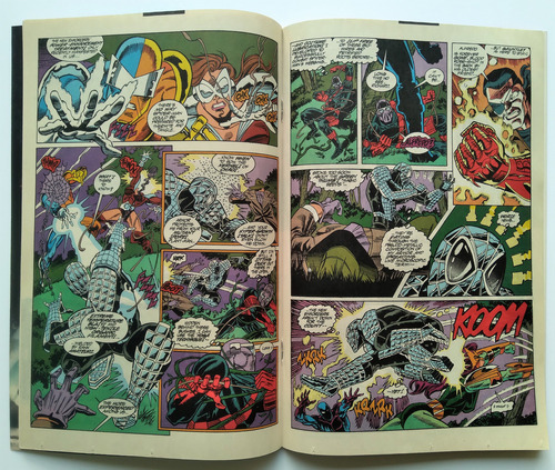 Web Of Spiderman 100 Marvel Comics 1993 Spider Armor Foil (Usado)