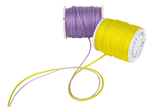 10 Colores De Nylon Cordón Chino Nudo Pulsera De Macramé