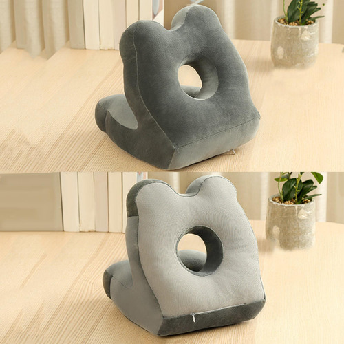 Cojín Para Dormir Con Soporte Para El Cuello Gris Oscuro