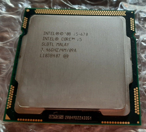 Procesador Intel Core I5 670 3.40 Ghz Lga 1156