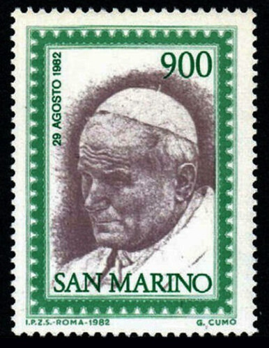 San Marino - Religión - Papa Juan Pablo 2 - Mint