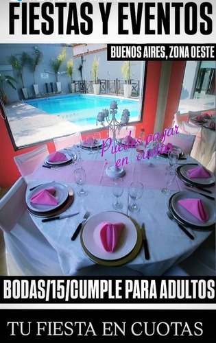 Quinta En Alquiler Para Eventos, Salón De Fiestas, Buenos Aires, Hurlingham A Minutos De Capital, Exelente Ubicacion. Promo Paquete Todo Incluido Con El Mejor Asado De Campo.