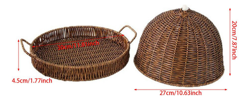 Bandeja Para Servir Tejido, Cesta De Almacenamiento, Cesta
