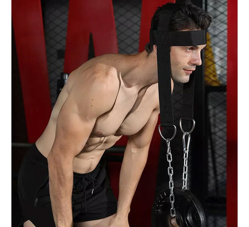 Arnés Ejercitador Para Cabeza Ejercicio Cuello Gym Box