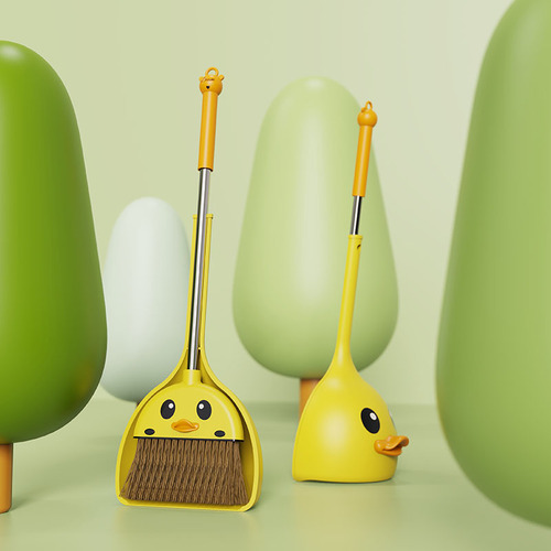 Fregona Infantil (marrón), Juego De Miniescobas Para Niños M