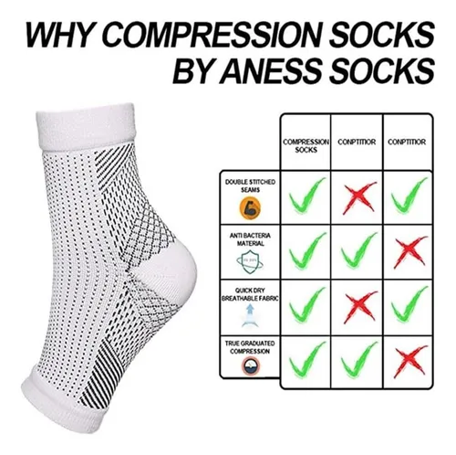 Calcetines De Compresión Elásticos En El Tobillo Para Yoga