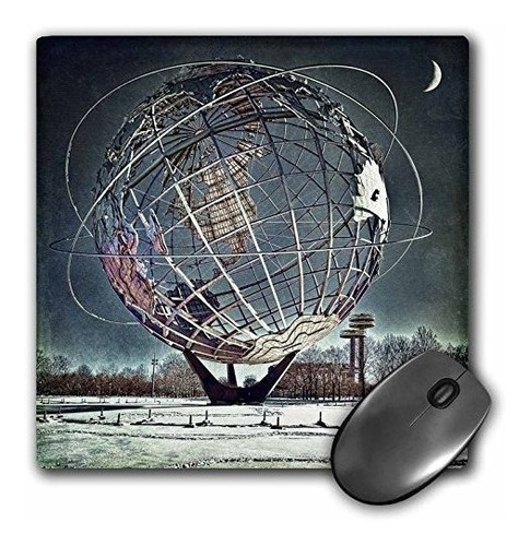 3drose 8 X 8 X 0.25 Pulgadas Mouse Pad Unisphere Flushing Pa