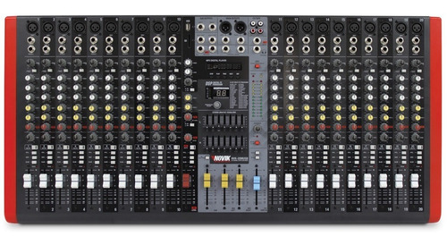 Consola Mixer Novik Nvk 20m Usb 20 Canal Usb Sd Ecualizado