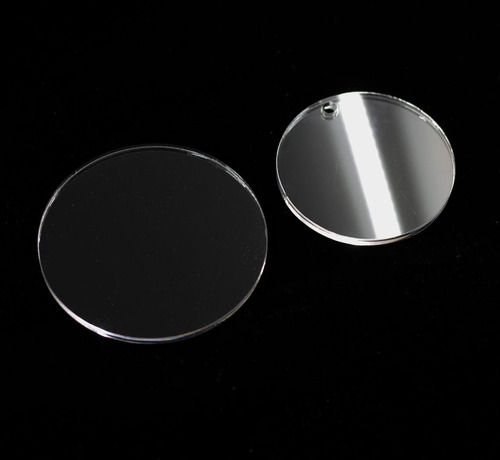 Imagen 4 de 5 de Base De Acrilico Para Llaveros Transparente, Circulos