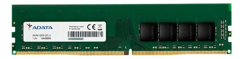 Memoria Ram 8gb Ddr4 3200mhz Adata Premier Verde