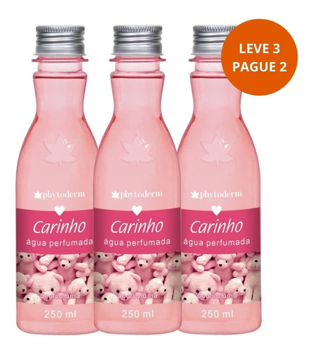 Água Perfumada Phytoderm Leve 3 Pague 2 Carinho 250ml