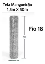 Tela Mangueirão 3 ROLO COM 50 m Fio 18 - Porco, Carneiro, Granja,horta