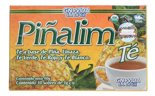 Imagen 6 de 6 de Té Pinalim (30 Sobres) Gn+vida