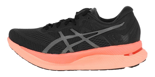 Zapatilla Asics Glideride Mujer Black/gunmetal