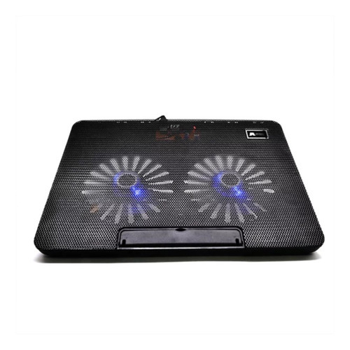 Base Refrigerante Doble Ventilador A2 | Silencioso | 2 Usb Color Negro