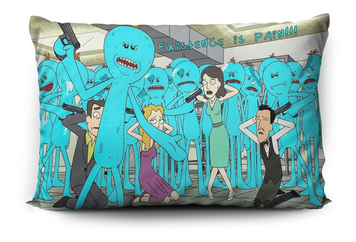 Imagen 2 de 5 de Funda De Almohada Rick & Morty 70x45cm Vudú Love