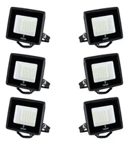 Comprar 6 Proyectores De Área Led Ecostreet 10w 3000k Luz Cálida