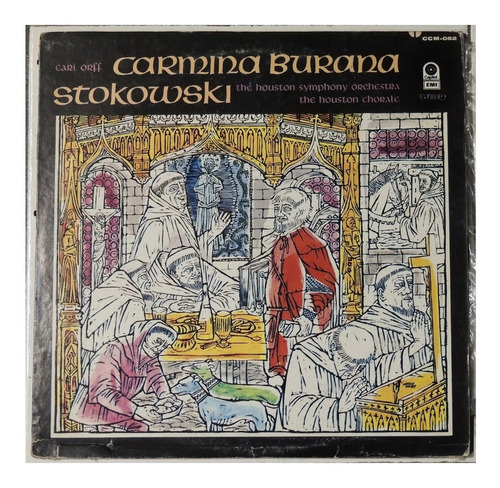 Carmina Burana (lp) The Houston Symphony Orchestra # 4815