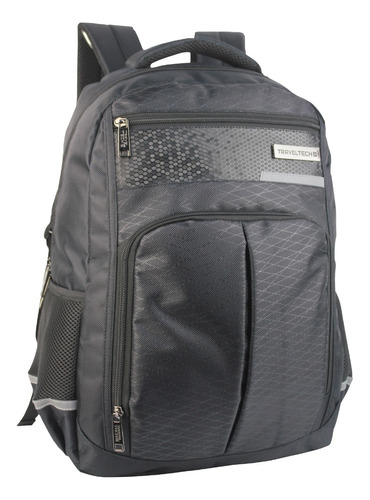 Mochila Porta Notebook Traveltech Bolsillo Organizador Viaje