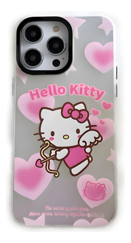Funda Hello Kitty Con Efecto Tornasol Para iPhone