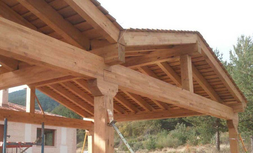 Vigas De Madera De Pino 8x16x366 Construcción Y Carpintería