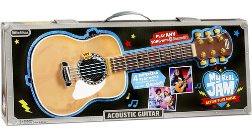 Imagen 1 de 5 de Instrumento Musical Guitarra Acústica Little Tikes Bluetooth