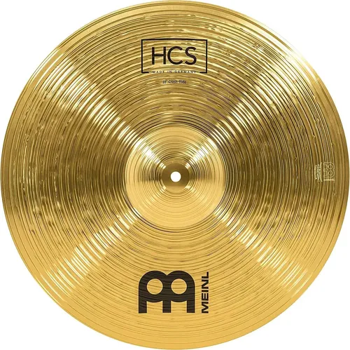 Cymbale Crash-Ride Meinl HCS 18" - Laiton, Finition Traditionnelle, Idéale Débutants - Fabriquée En Allemagne