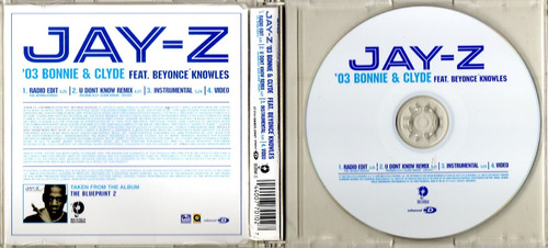 Jay-z ´03 Bonnie & Clyde Feat. Beyonce Knowles Single Cd 4 (Usado)
