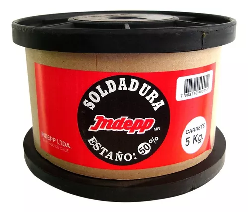 Pack carrete de soldadura NACOBRE 50% SN/PB + Pasta para soldar 500Gr. -  Inducovas