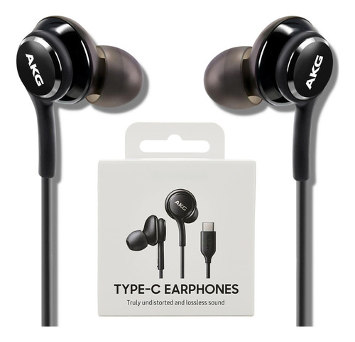 Auriculares Akg Para Samsung S20 S21 S22 S23 Ultra Note, Color Negro