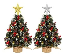 Comprar Mceast 2 Pack 2 Pies Mini Árboles De Navidad Juego Ygj8k