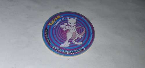Tazos Sabritas Pokémon Mewtwo #150 Generación 2 (Usado)