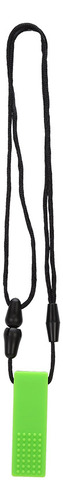 Collar Con Colgante De Silicona Para Morder Con Forma De