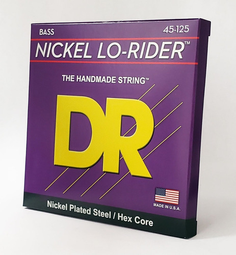 Encordoamento Baixo 4 Cordas 045 Dr Strings Lo-rider Nmh-45