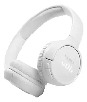 Comprar Audífonos Inalámbricos Manos Libres Jbl Tune 510bt Pure Bass Color Blanco Luz Azul