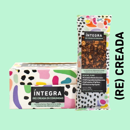 Barrita Cereal Integra Chocolate/avena X 10unid X 40 Gr