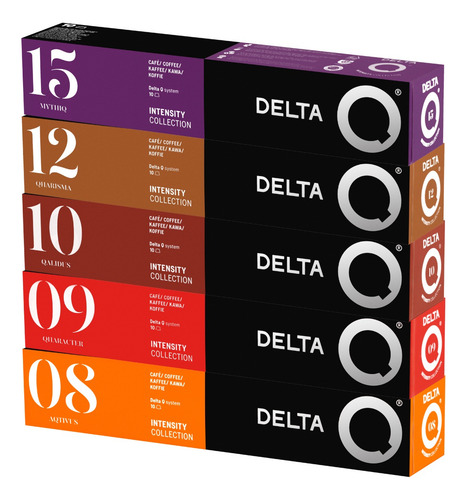 50 Cápsulas Para Cafeteira Delta Q Café Expresso Promoção