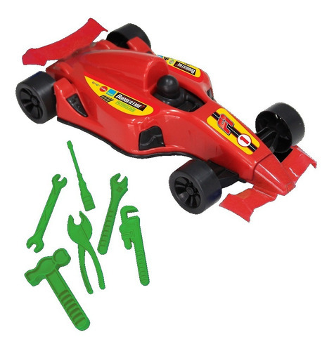 Pit Stop F1 Silver 2114 - Xplast Cor Vermelho Personagem Formula 1