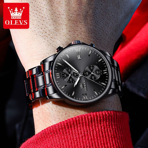 Relojes De Negocios Olevs Luminous Calendar Para Hombre