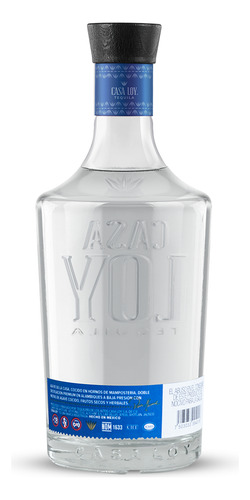 Tequila Casa Loy Bco 750 Ml Con Vaso Tipo Lowball