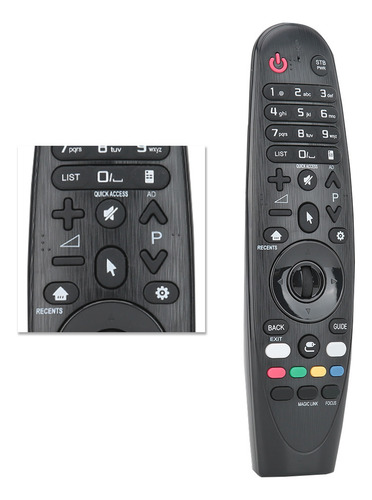 Acessório De Tv De Substituição Do Controle Remoto Adequado