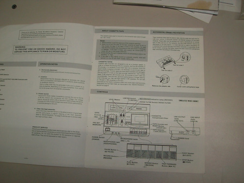 Manual Panasonic Rs-600us