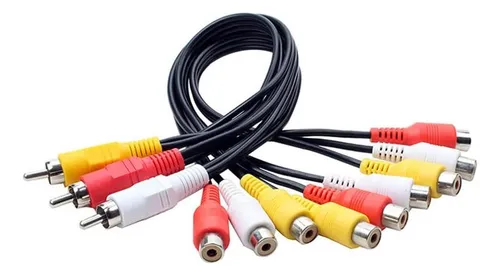 Suckoo 3rca Av Audio Video Splitter Cable 1 En 3 Out 1 En 2