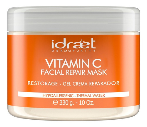 Máscara Reparadora Revitalizante Idraet Vitamin C 330g