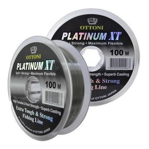 Linha Monofilamento Platinum Xt 100m 35mm Ottoni