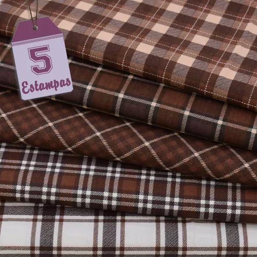 Sarja Estampada Impermeável Xadrez Tartan Clássico