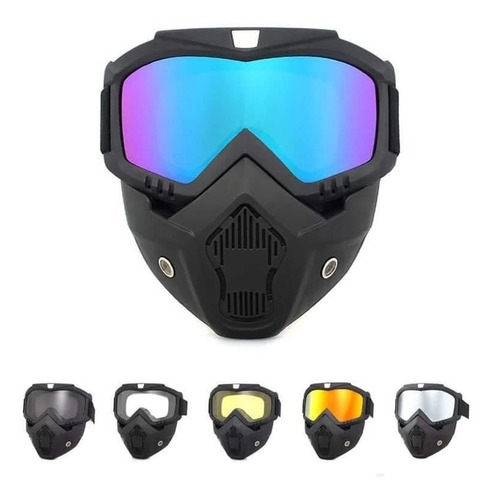 Gafas De Protección Con Filtros D Acople Ciclismo, Motorista